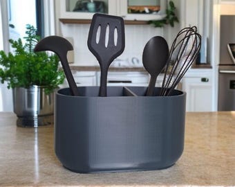 3D Gedruckter Küchen Utensilien Halter: Moderner Arbeitsplatten Organizer
