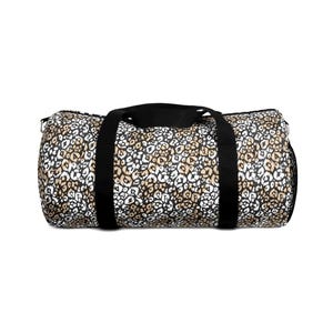 Leopard Print Duffel Bag: Stylish Travel Gym Carry-On