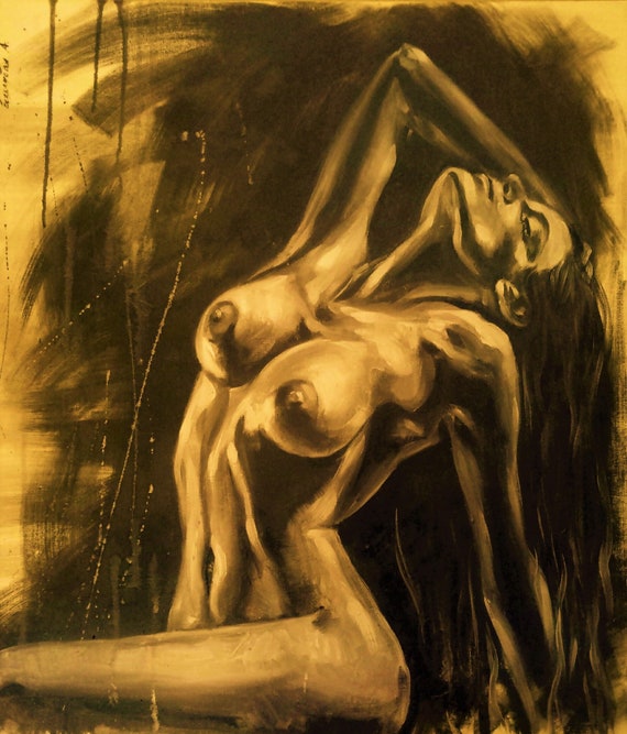 Painting of black women naked pic 197
