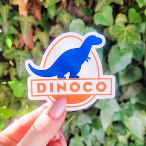 Dinoco Sticker, Sticker, Cars Sticker, Toy Story Sticker, Gift, Stickers, Laptop Stickers, Vinyl Stickers, Water Bottle Sticker, Glossy