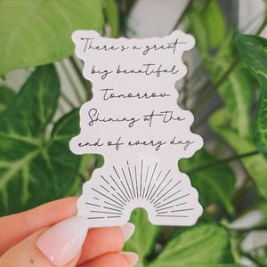 Carousel Of Progress Sticker, Sticker, Great Big Beautiful Tomorrow Sticker, Gift, Stickers, Laptop Stickers, Vinyl Stickers, Glossy