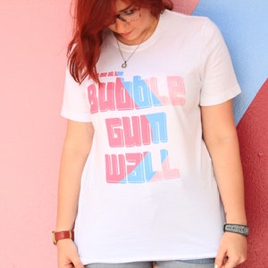 Bubble Gum Wall Tee Shirt, Epcot Shirt, Wall Shirt, Gift, Plus Size, Vacation Shirt, Family Shirt