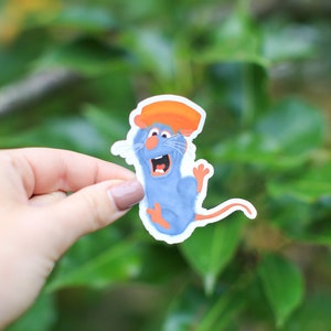 Ratatouille Sticker, Sticker, Remy Sticker, Gift, Stickers, Laptop Stickers, Vinyl Stickers, Water Bottle Sticker, Glossy