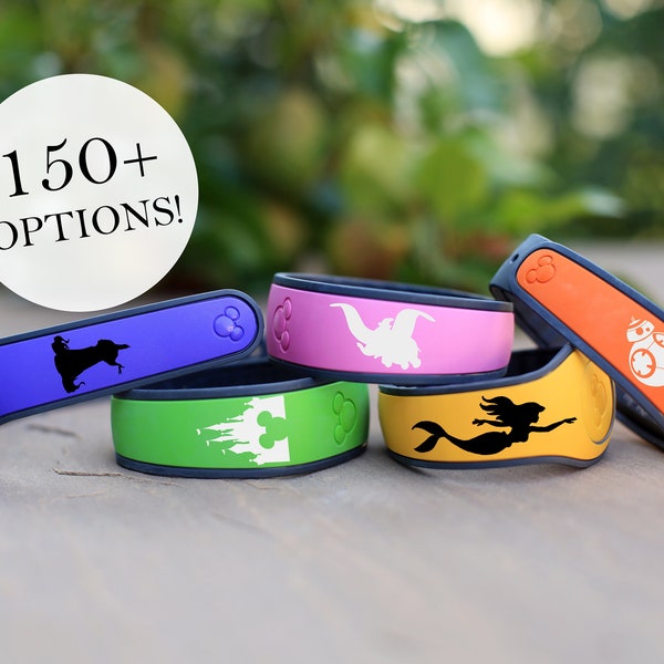 Magic Band Decal, Small Characters, Superheros and Icons for Original or MagicBand 2.0, Personalized , Family Vacation, For Him