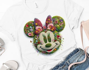 Minnie Flower and Garden Shirt, Minnie Shirt, Epcot Tee, Flower and Garden Festival, Gift for Her, Gift For Him, Vacation Shirt