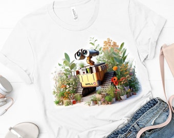 Walle Shirt, Flowers Shirt, Epcot Tee, Flower and Garden Festival, Gift for Her, Gift For Him, Vacation Shirt, Walle