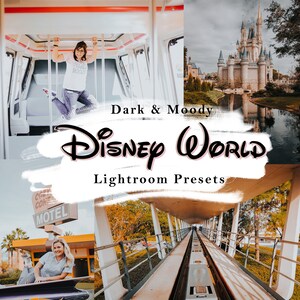 3 Theme Park Mobile Lightroom Presets, Dark and Moody Presets, Instagram Presets, Lifestyle Photo Editing, Blogger and Influencer Presets