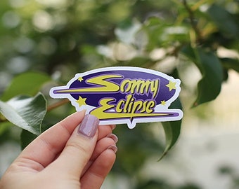 Sonny Eclipse Tomorrowland Sticker, Gift, Cosmic Ray's, Stickers, Laptop Stickers, Vinyl Stickers, Water Bottle Sticker, Glossy