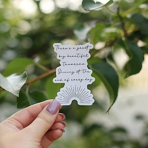 Sticker Carousel Of Progress, Sticker Great Big Beautiful Tomorrow, Cadeau, Stickers, Stickers ordinateur portable, Vinyle autocollants, Papier glacé
