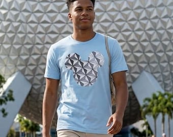 Epcot Shirt, Raumschiff Erde Maus Shirt, Maus Tee, Epcot Tee, Blumen und Gartenfest, Geschenk für sie, Geschenk für ihn, Urlaub Shirt