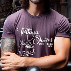 Pirates of The Caribbean Shirt, Tortuga Shores, Gift, Plus Size, Vacation Shirt, Family Shirt, Adventureland, Magic Kingdom