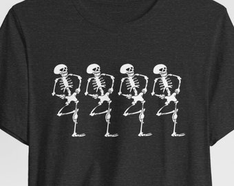Skeleton Shirt, Halloween Shirt, Skeleton Dance Tee, Halloween, Gift, Plus Size, Vacation Shirt, Family Shirt