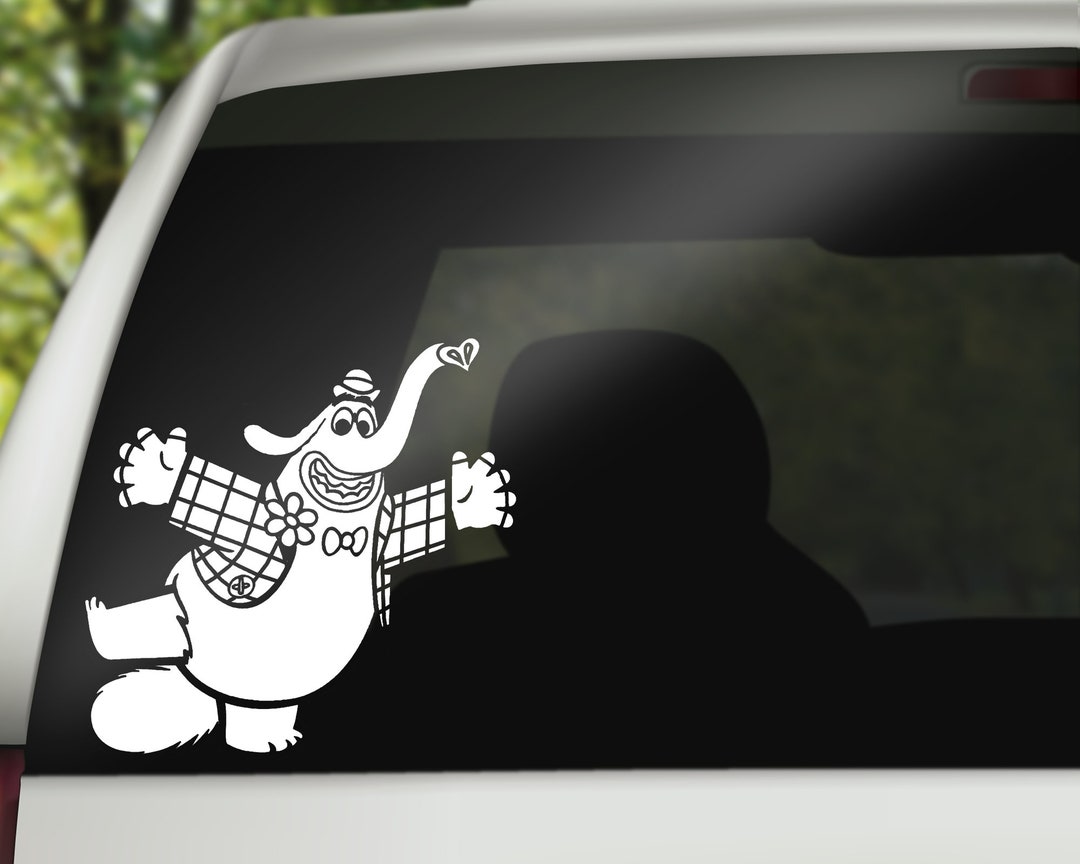 Bing Bong Decal, Inside Out Decal, Car Decal, Wall Decal, Laptop ...