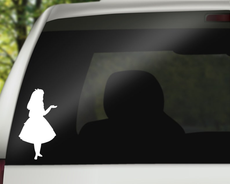 Alice Decal Alice in Wonderland Decal Car Decal Wall Decal Etsy