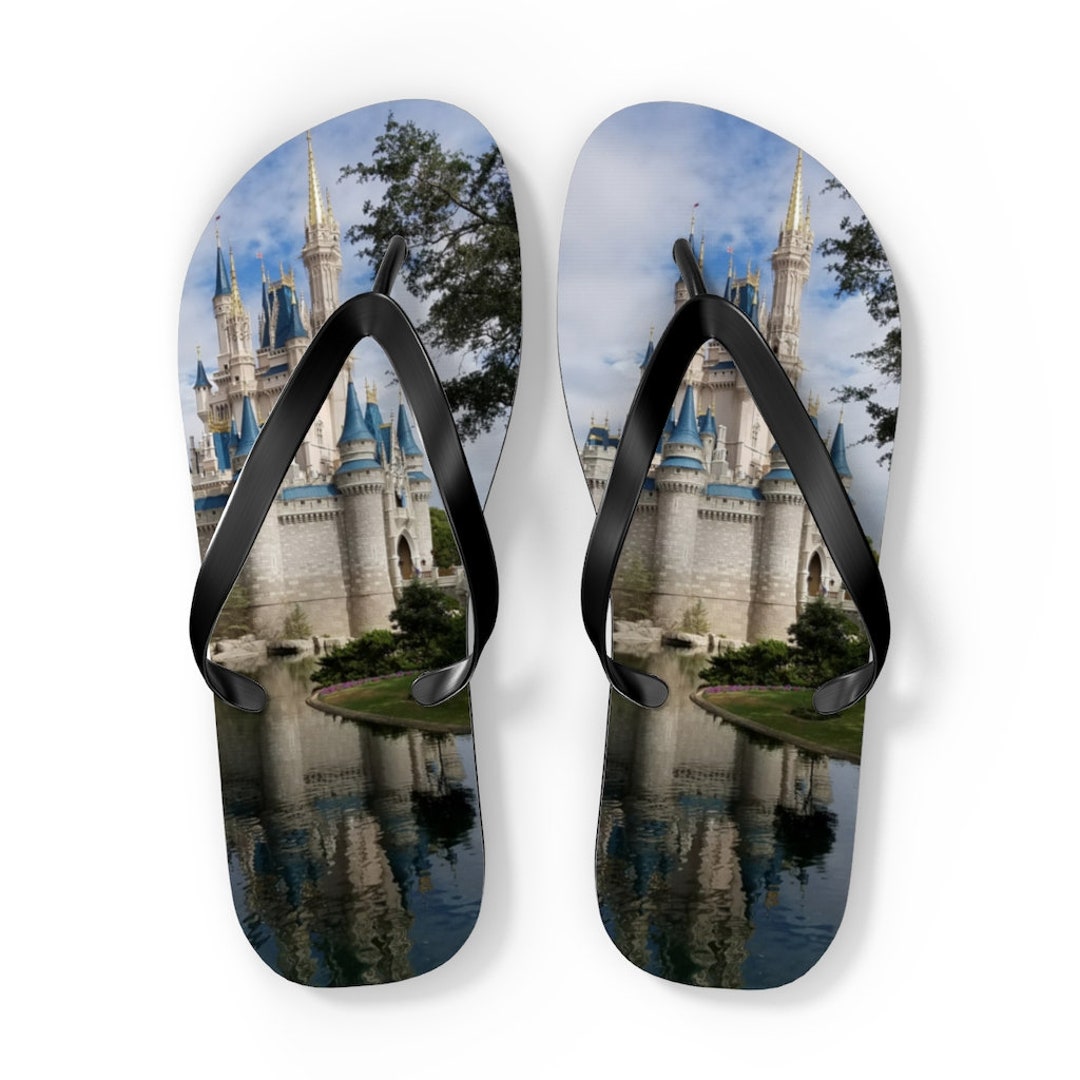Cinderellas Castle Flip Flops, Castle, Magic Kingdom, Shoes, Sandals ...