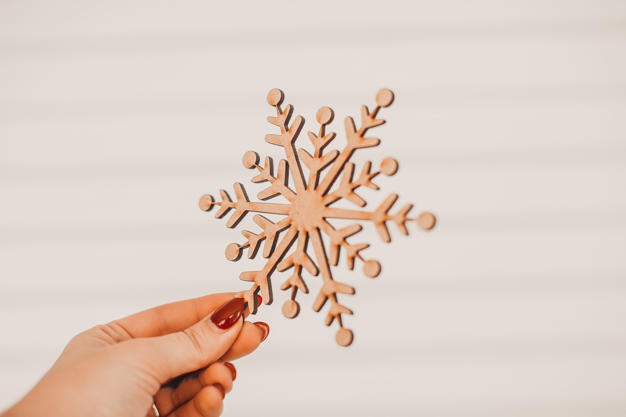 Snowflake - Laser Cut Out Unfinished Wood Craft Shape SNW63 Snowflake - Laser Cut Out Unfinished Wood Craft Shape SNW63