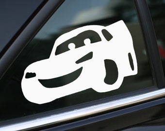 Lightning McQueen Decal, Cars decal, Car Decal, wall decal, laptop stickers, Vinyl Decal, Stickers, Gifts, For Her, For Him