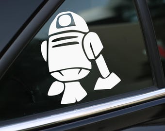R2D2 Decal, Star Wars decal, Car Decal, wall decal, laptop stickers, Vinyl Decal, Stickers, Gifts, For Her, For Him