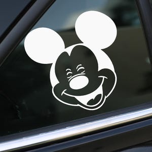 Mouse Decal, Laughing Mouse Decal, Car Decal, wall decal, laptop stickers, Vinyl Decal, Stickers, Gifts, For Her, For Him