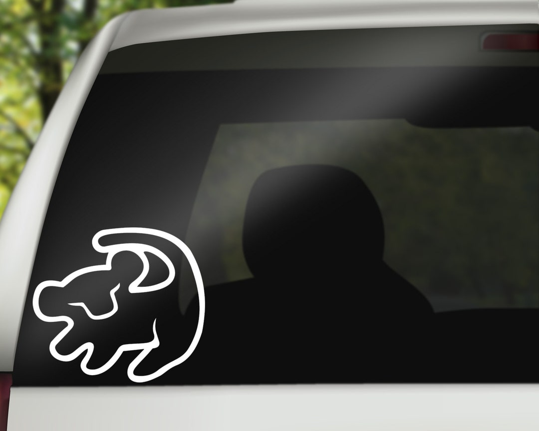 Lion King Decal Simba Decal for Car Wall Decal Laptop Etsy