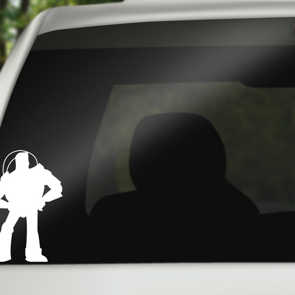 Buzz Lightyear Decal, Toy Story decal, Car Decal, wall decal, laptop stickers, Vinyl Decal, Stickers, Gifts, For Her, For Him