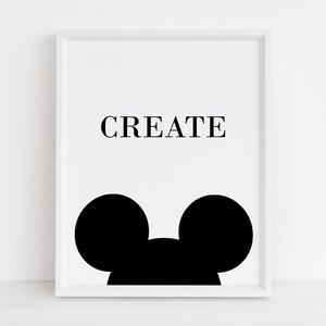 Mouse Create Wall Art, Decor, Wall Art, Gifts, Home Decor, Print, Printable Wall Art, Digital Download, Wall Decor, Art Print