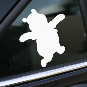 Sticker vinyle Winnie l'ourson, sticker voiture, sticker mural, stickers pour ordinateur portable, sticker vinyle, stickers, cadeaux, pour elle, pour lui