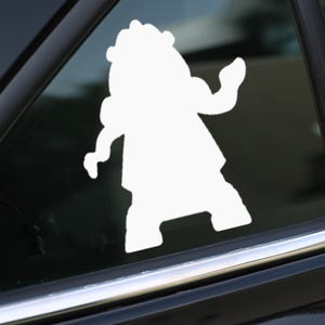 Cogsworth Decal, Beauty and The Beast decal, Car Decal, wall decal, laptop stickers, Gifts, For Her, For Him