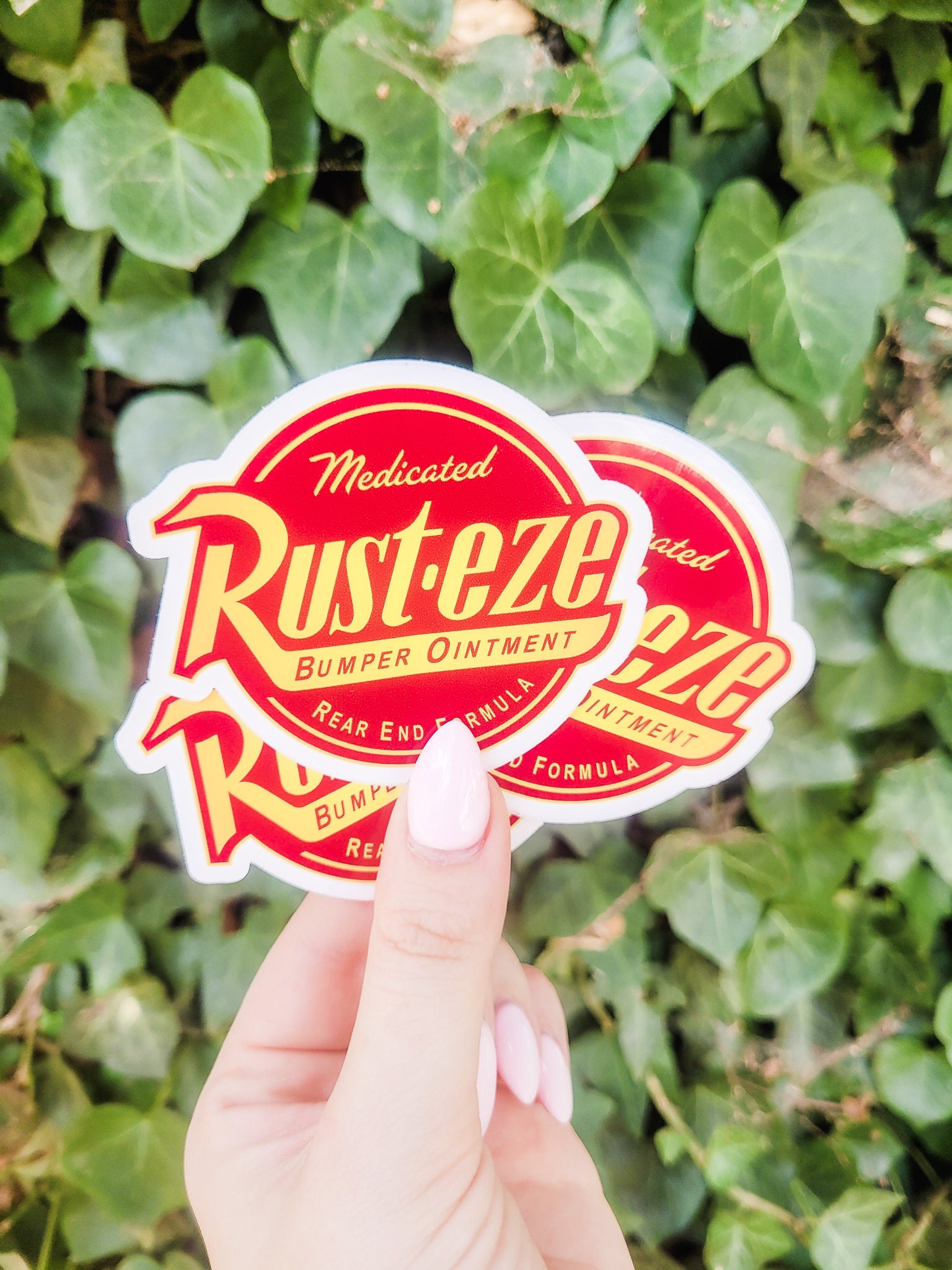 Rusteze Sticker, Sticker, Cars Sticker, Lightning Mcqueen Sticker, Gift ...