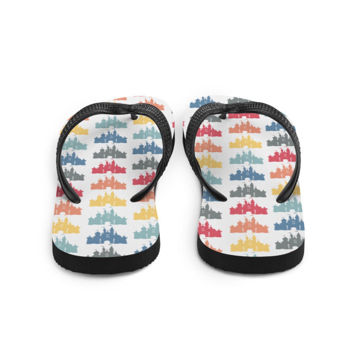 Castle Flip Flops, Castle Sandals, Magic Kingdom, Shoes, Sandals, Flip ...