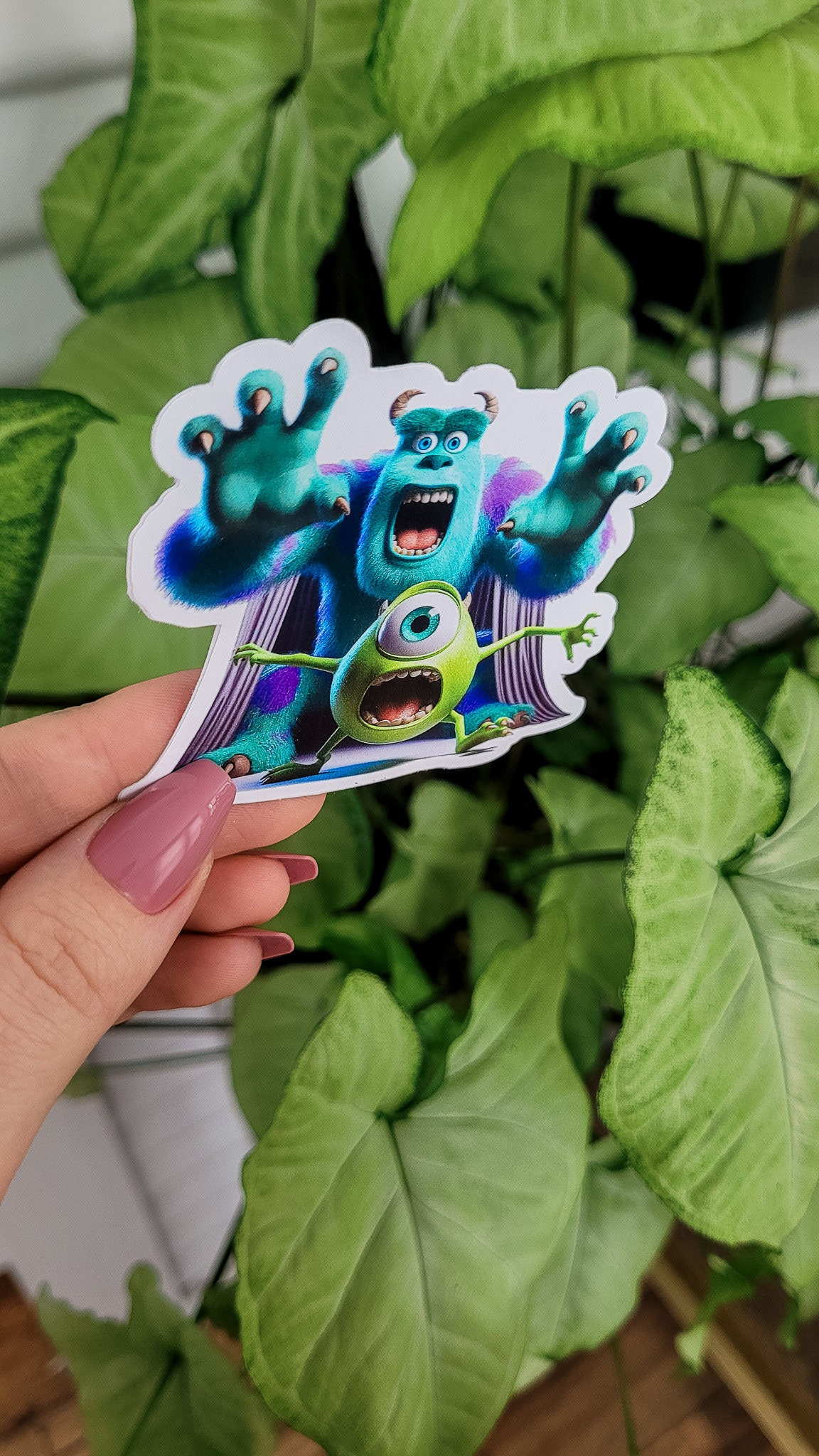 Sully Window Sticker Monsters Inc Sticker, Mike and Sully Sticker, Gift, Stickers, Laptop ...