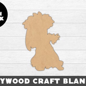 Lilo Wood Shape, Stitch, Unfinished Wood, Craft Wood, Wood Cutout,  Laser Cut, Craft Supply, Wood Pieces, Wood Blanks, for Crafts