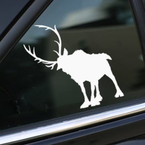 Sven Reindeer Decal, Frozen decal, Car Decal, wall decal, laptop stickers, Vinyl Decal, Stickers, Gifts, For Her, For Him