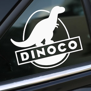 Dinoco Decal, Cars decal, Mater, Toy Story, Car Decal, Wall Decal, Laptop, Vinyl Decals, Vinyl Decal, Stickers, Gifts, For Her, For Him