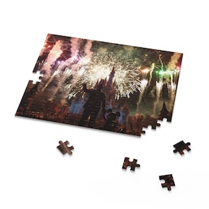 Puzzle Zamek Życzeń, Puzzle Magic Kingdom, Rzeczy do zrobienia, W domu, Prezent do domu, Prezenty, Puzzle, Pudełko na Puzzle
