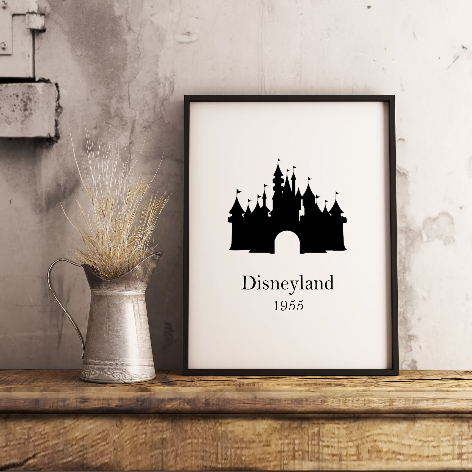 Disneyland Wall Art Disney Decor Disney Wall Art Disney Etsy