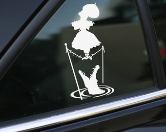 Sticker manoir hanté, sticker voiture, sticker mural, stickers pour ordinateur portable, sticker vinyle, stickers, cadeaux, pour elle, pour lui