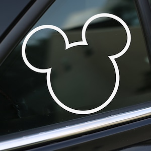 Maus Umriss Aufkleber Park Aufkleber, Auto Aufkleber, Wandtattoo, Laptop Aufkleber, Geschenke, für Sie, für Ihn