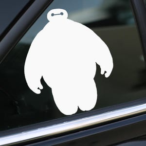 Baymax Decal, Big Hero Six decal, Car Decal, wall decal, laptop stickers, Vinyl Decal, Stickers, Gifts, For Her, For Him