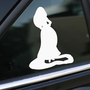 Rapunzel Decal, Tangled decal, Car Decal, wall decal, laptop stickers, Vinyl Decal, Stickers, Gifts, For Her, For Him