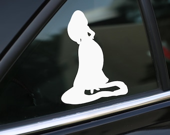 Rapunzel Aufkleber, Rapunzel Aufkleber, Auto Aufkleber, Wand Aufkleber, Laptop Aufkleber, Vinyl Aufkleber, Aufkleber, Geschenke, Für Sie, Für Ihn