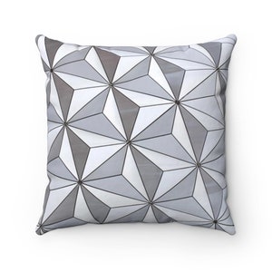 Spaceship Earth Pillow, Epcot Throw Pillow, Decor, Gifts, Couch Pillow, Pillow, Home Decor, Living Room Decor, Bedding, Nursery Decor