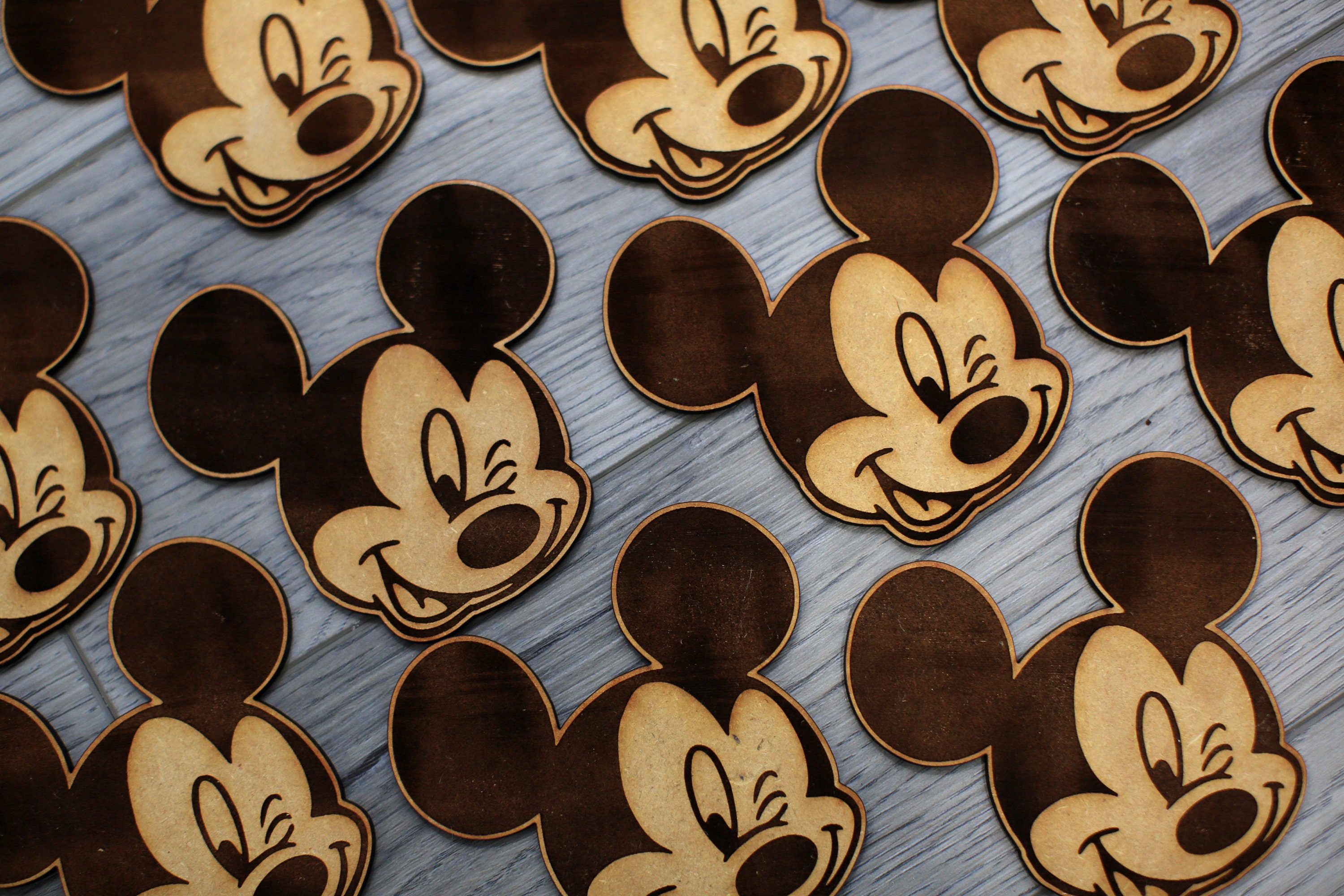 Mickey Coasters Disney Coaster Set of Four Mickey Mouse Etsy