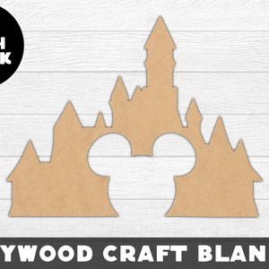 Mouse Castle Wood Shape, Unfinished Wood, Craft Wood, Wood Cutout,  Laser Cut, Craft Supply, Wood Pieces, Wood Blanks