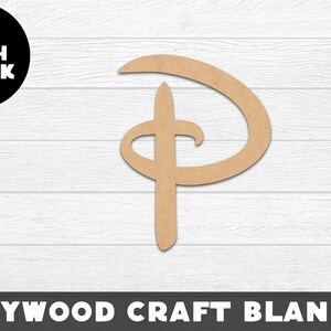 P Wood Shape, Letter Font, Unfinished Wood, Craft Wood, Wood Cutout,  Laser Cut, Craft Supply, Wood Pieces, Wood Blanks, for Crafts