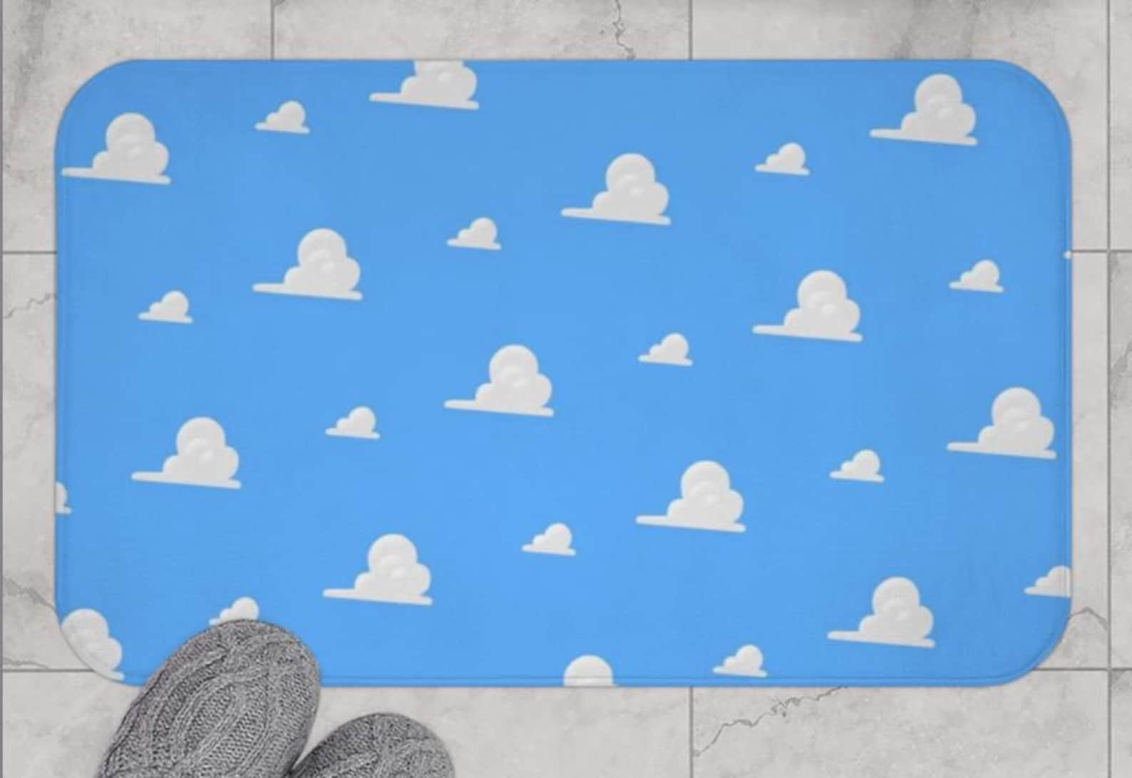 Toy Story Bath Mat Disney Bathroom Decor Disney Gifts Etsy