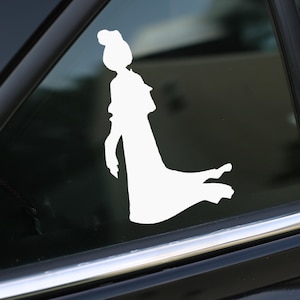 Mulan Decal Princess decal, Car Decal, wall decal, laptop stickers,  Vinyl Decal, Stickers, Gifts, For Her, For Him