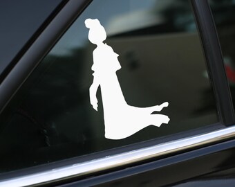 Mulan-dekal Prinsessdekal, Bildekal, Väggdekal, Laptopdekaler, Vinyldekal, Klistermärken, Presenter, För Henne, För Honom