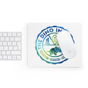 Dinosaur Mousepad, Mouse Pad, Gifts, Home Decor, Office Decor, Magic Kingdom, Mouse Mat, Desk Decor, Work From Home, Gift, Coworker Gift