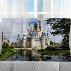 Castle Blanket, Blanket, Throw Blanket, Home Decor, Gift, Fleece Blanket, Baby Blanket, Adult Blanket, 3 Sizes